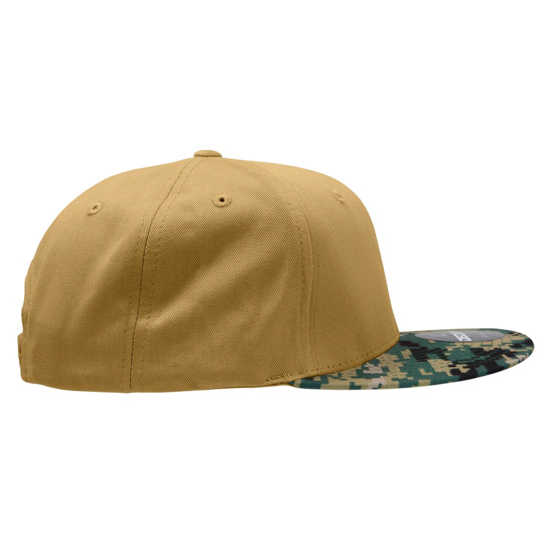 Decky 1047 Camouflage High Profile Snapback Hats 6 Panel Caps Flat Bill Army Wholesale