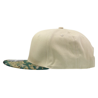 Decky 1047 Camouflage High Profile Snapback Hats 6 Panel Caps Flat Bill Army Wholesale