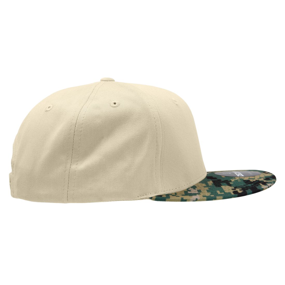 Decky 1047 Camouflage High Profile Snapback Hats 6 Panel Caps Flat Bill Army Wholesale