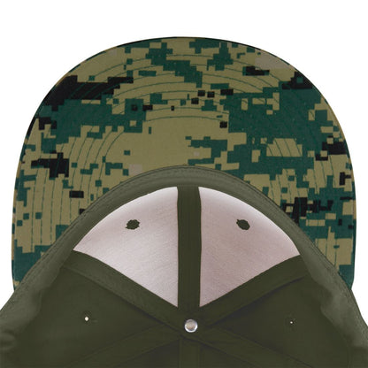 Decky 1047 Camouflage High Profile Snapback Hats 6 Panel Caps Flat Bill Army Wholesale