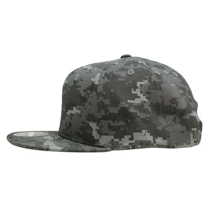 Decky 1047 Camouflage High Profile Snapback Hats 6 Panel Caps Flat Bill Army Wholesale