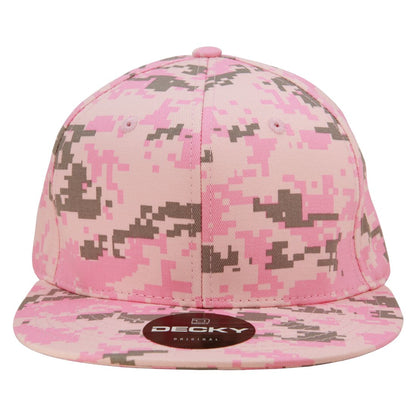 Decky 1047 Camouflage High Profile Snapback Hats 6 Panel Caps Flat Bill Army Wholesale