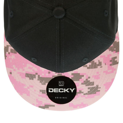 Decky 1047 Camouflage High Profile Snapback Hats 6 Panel Caps Flat Bill Army Wholesale