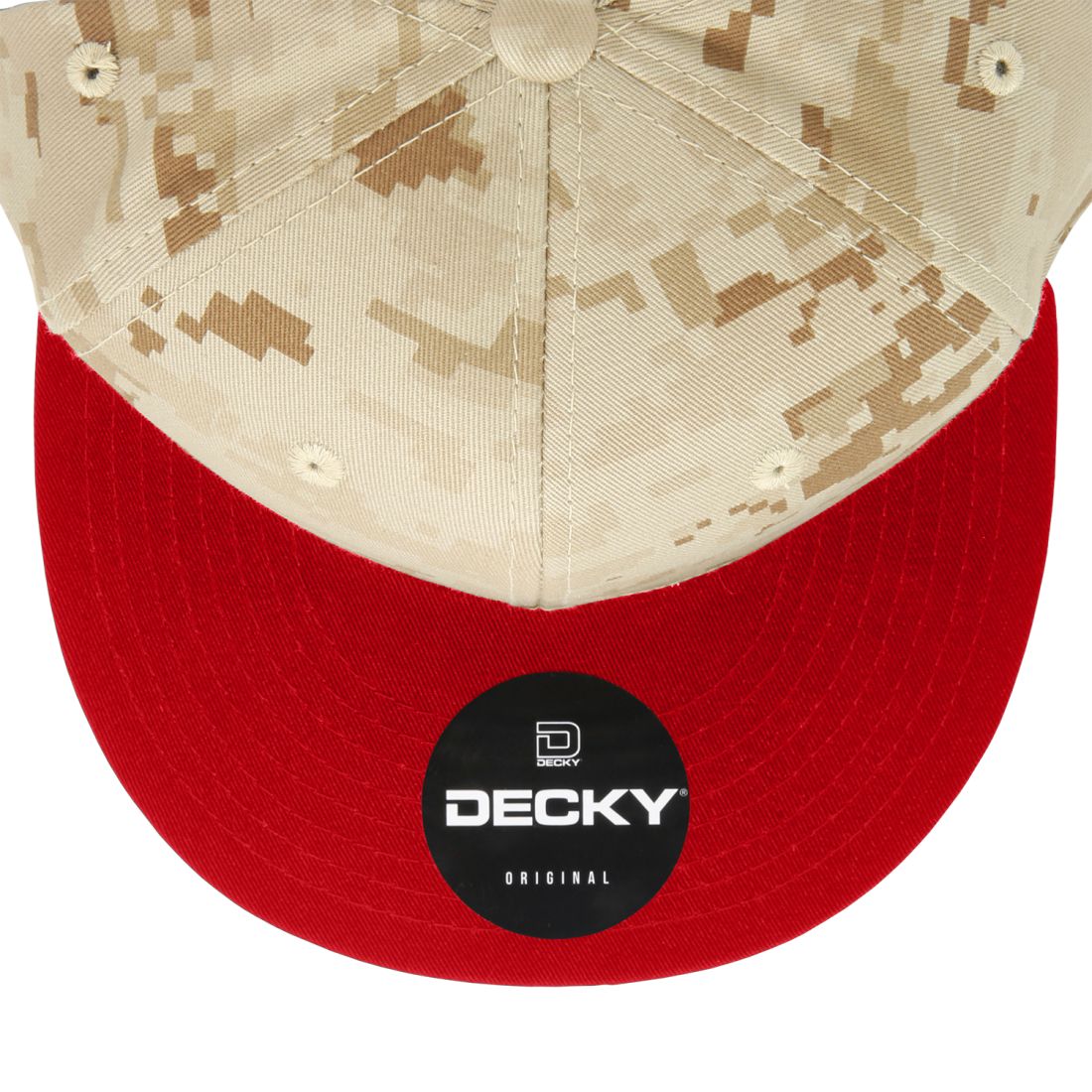 Decky 1047 Camouflage High Profile Snapback Hats 6 Panel Caps Flat Bill Army Wholesale