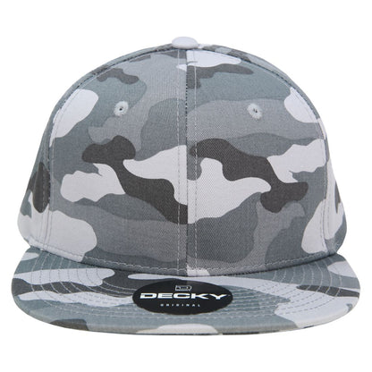 Decky 1047 Camouflage High Profile Snapback Hats 6 Panel Caps Flat Bill Army Wholesale