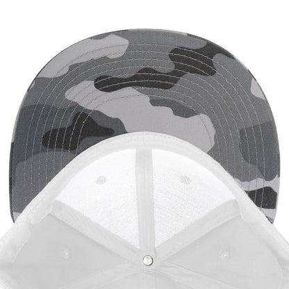 Decky 1047 Camouflage High Profile Snapback Hats 6 Panel Caps Flat Bill Army Wholesale