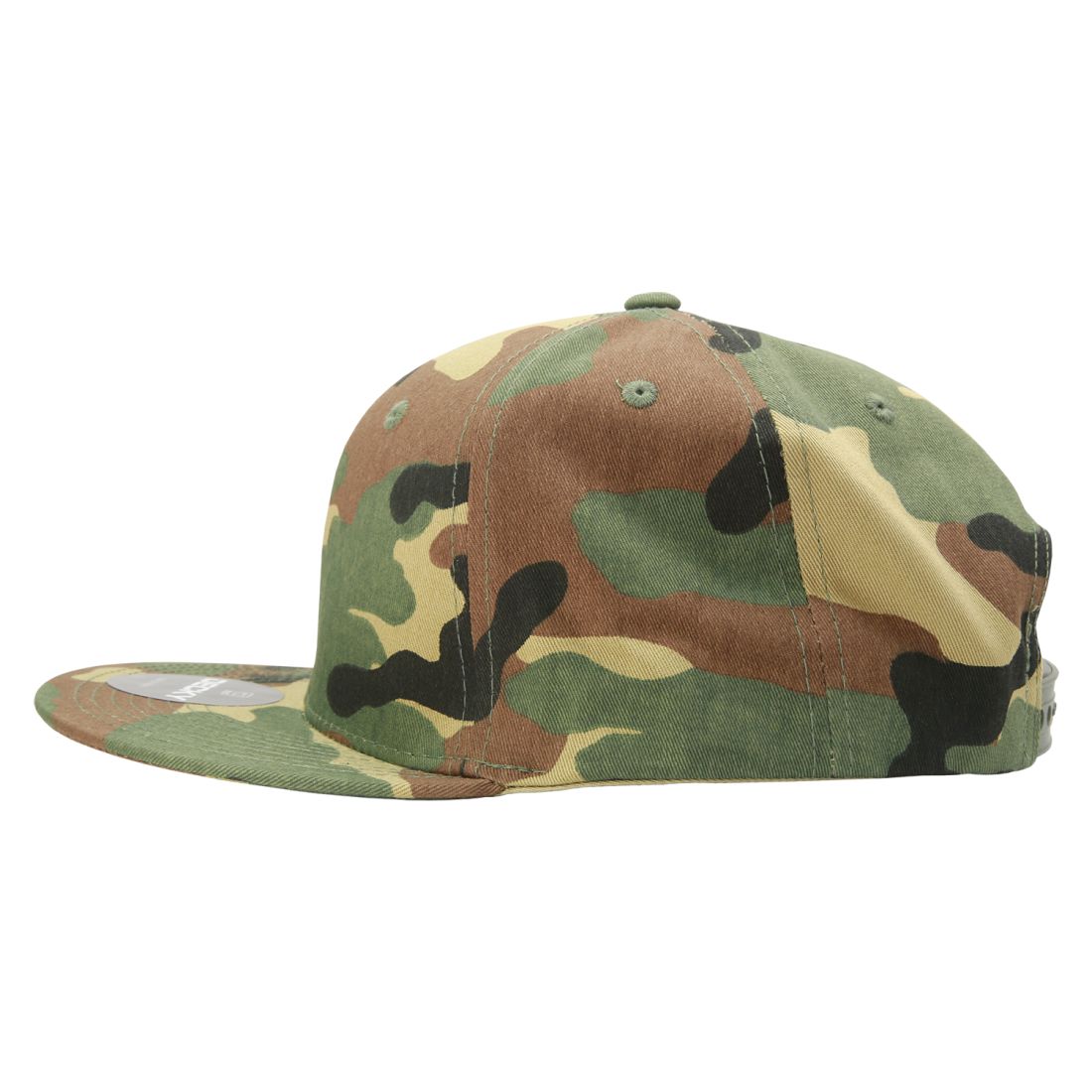 Decky 1047 Camouflage High Profile Snapback Hats 6 Panel Caps Flat Bill Army Wholesale