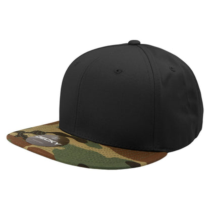 Decky 1047 Camouflage High Profile Snapback Hats 6 Panel Caps Flat Bill Army Wholesale