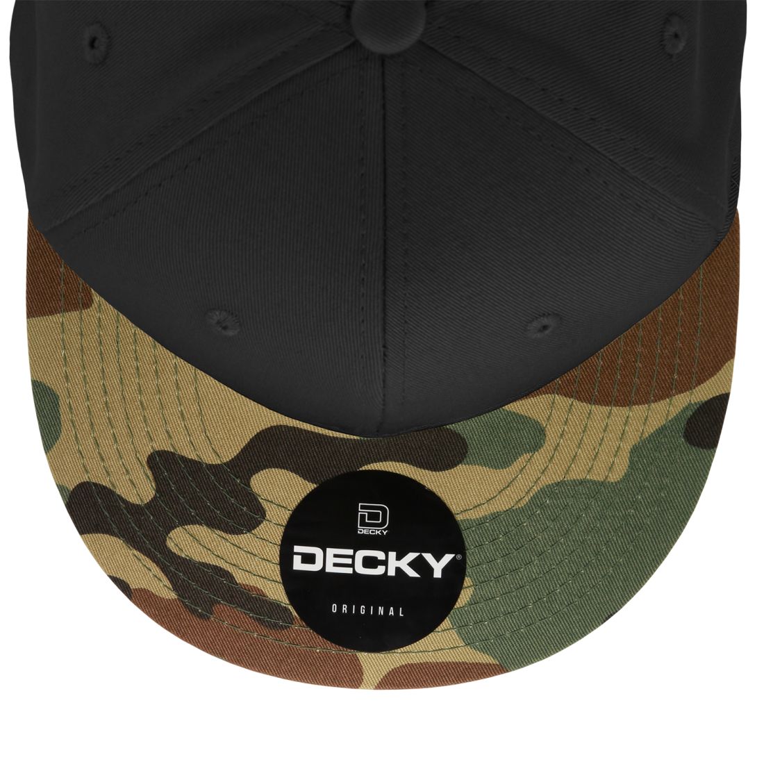 Decky 1047 Camouflage High Profile Snapback Hats 6 Panel Caps Flat Bill Army Wholesale