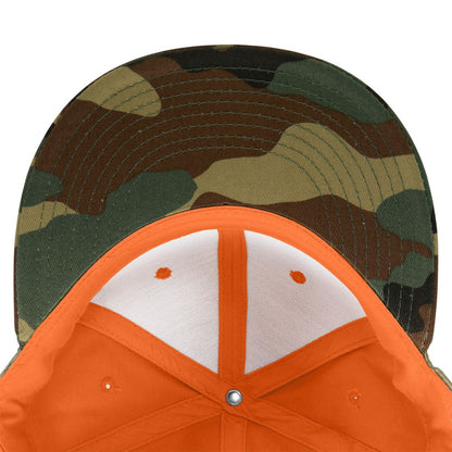 Decky 1047 Camouflage High Profile Snapback Hats 6 Panel Caps Flat Bill Army Wholesale