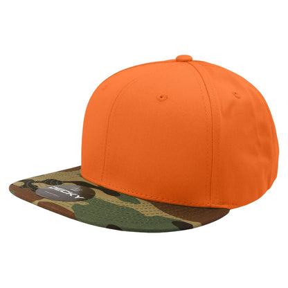 Decky 1047 Camouflage High Profile Snapback Hats 6 Panel Caps Flat Bill Army Wholesale