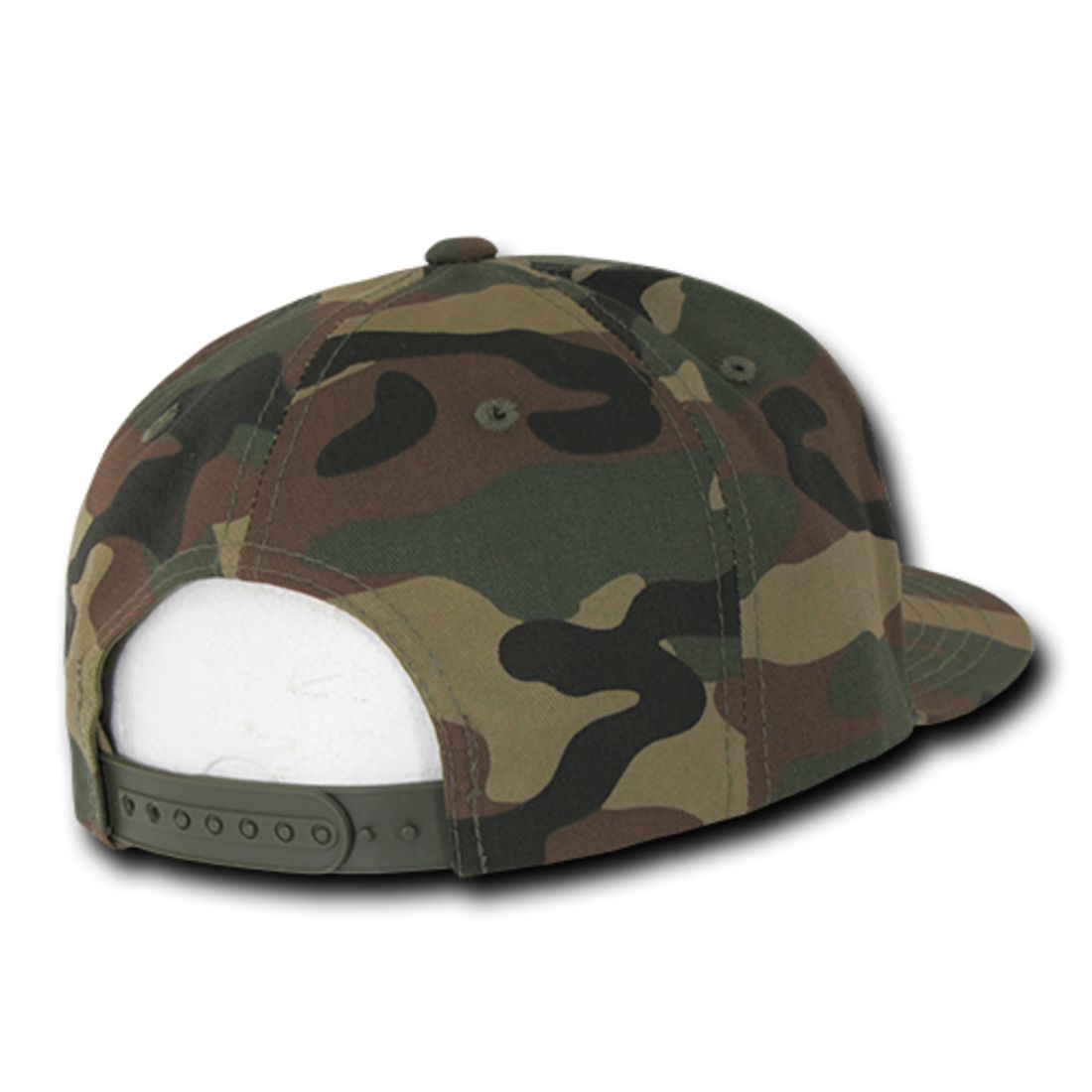 Decky 1049 High Profile Camouflage Snapback Hats 6 Panel Caps Flat Bill Structured Wholesale