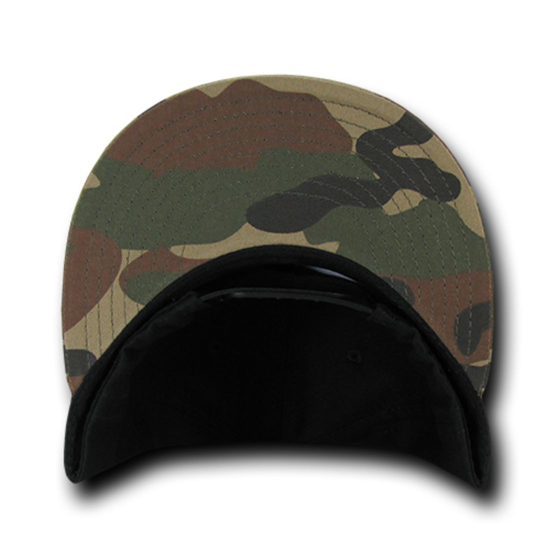 Decky 1049 High Profile Camouflage Snapback Hats 6 Panel Caps Flat Bill Structured Wholesale