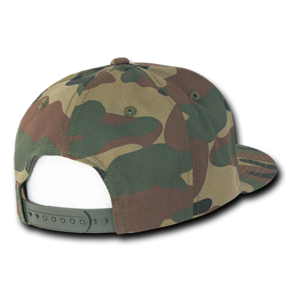 Decky 1049 High Profile Camouflage Snapback Hats 6 Panel Caps Flat Bill Structured Wholesale