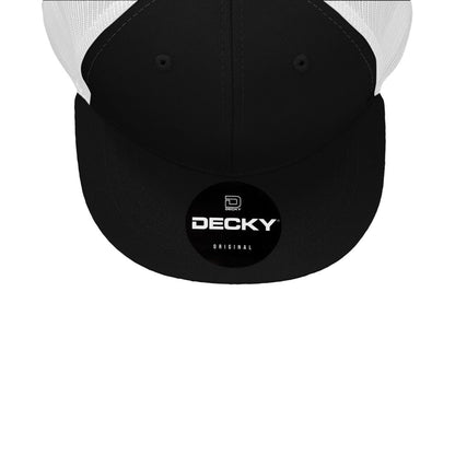 Decky 1052 Trucker Hats Snapback Baseball Caps 6 Panel Flat Bill Blank Wholesale