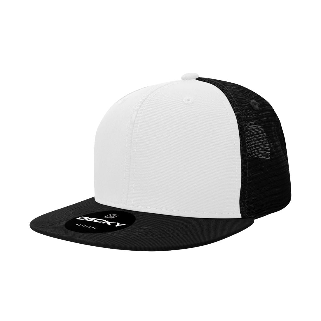 Decky 1052 Trucker Hats Snapback Baseball Caps 6 Panel Flat Bill Blank Wholesale