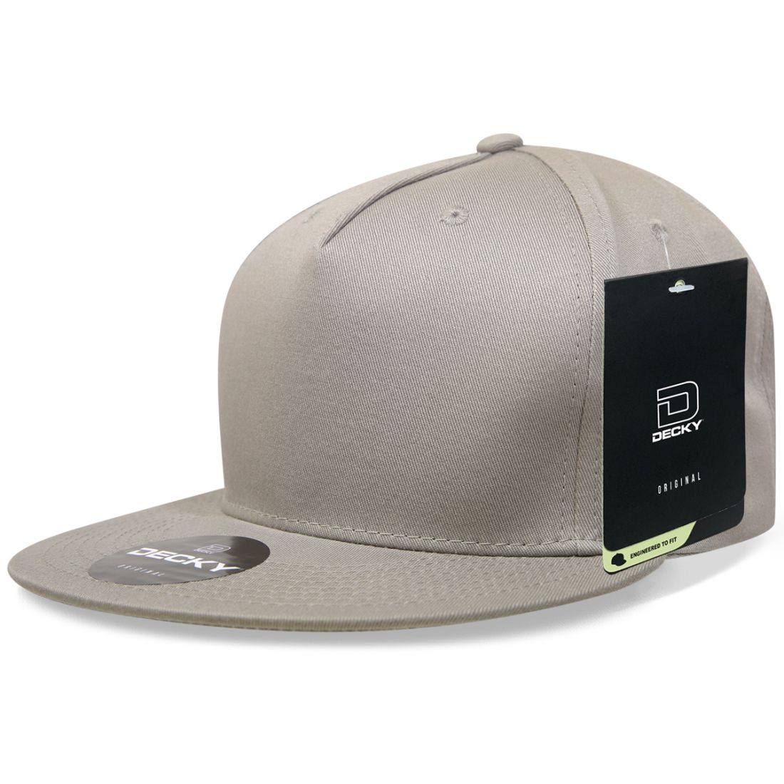 Decky 1064G Snapback Green Undervisor Hats 5 Panel Baseball Caps Cotton Wholesale