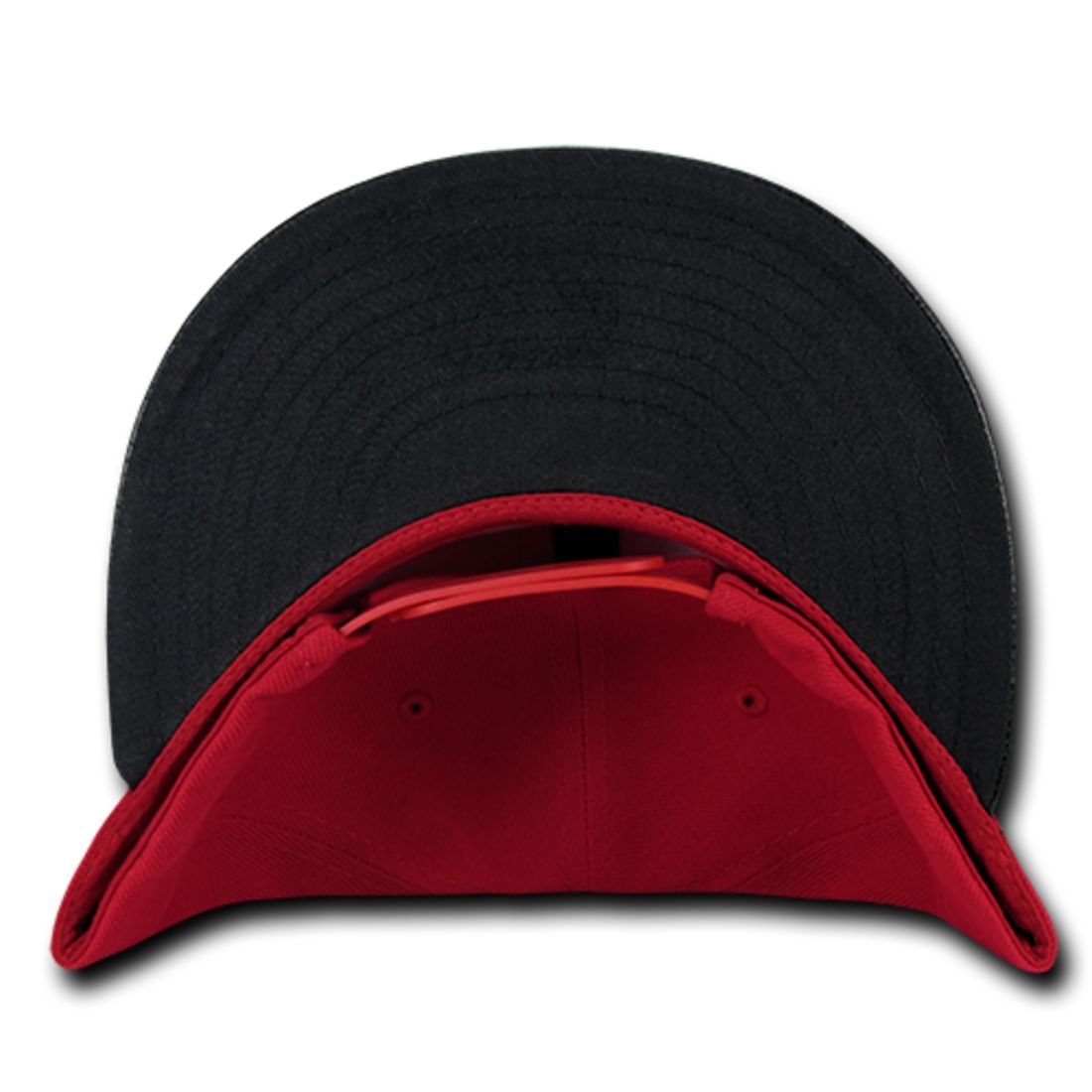 Decky 1071 Vinyl Brim Flat Bill Snapback Hats High Profile 6 Panel Caps Wholesale