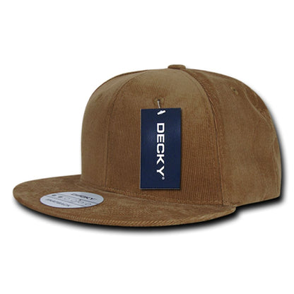 Decky 1076 High Profile Corduroy Snapback Hats Retro 6 Panel Baseball Caps Wholesale