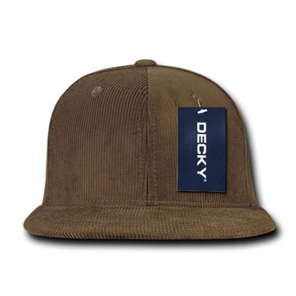 Decky 1076 High Profile Corduroy Snapback Hats Retro 6 Panel Baseball Caps Wholesale