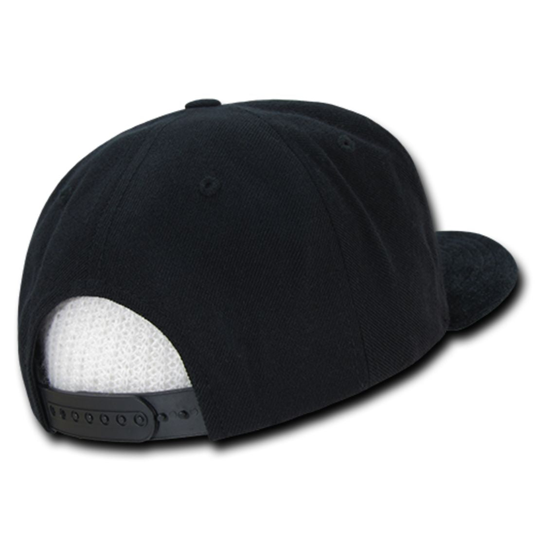 Decky 1100 High Profile Velvet Visor Snapback Hats 6 Panel Flat Bill Baseball Caps Wholesale