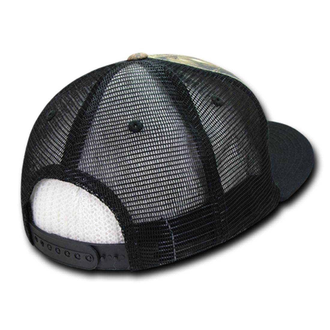 Decky 1127 Hybricam Camo Trucker Snapback Hats High Profile 6 Panel Flat Bill Caps Wholesale