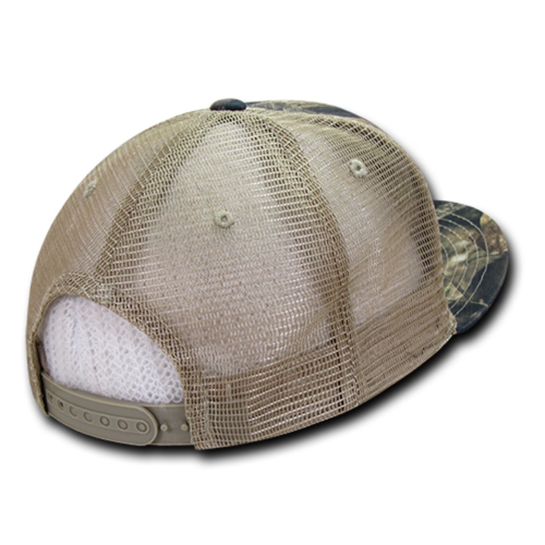 Decky 1127 Hybricam Camo Trucker Snapback Hats High Profile 6 Panel Flat Bill Caps Wholesale