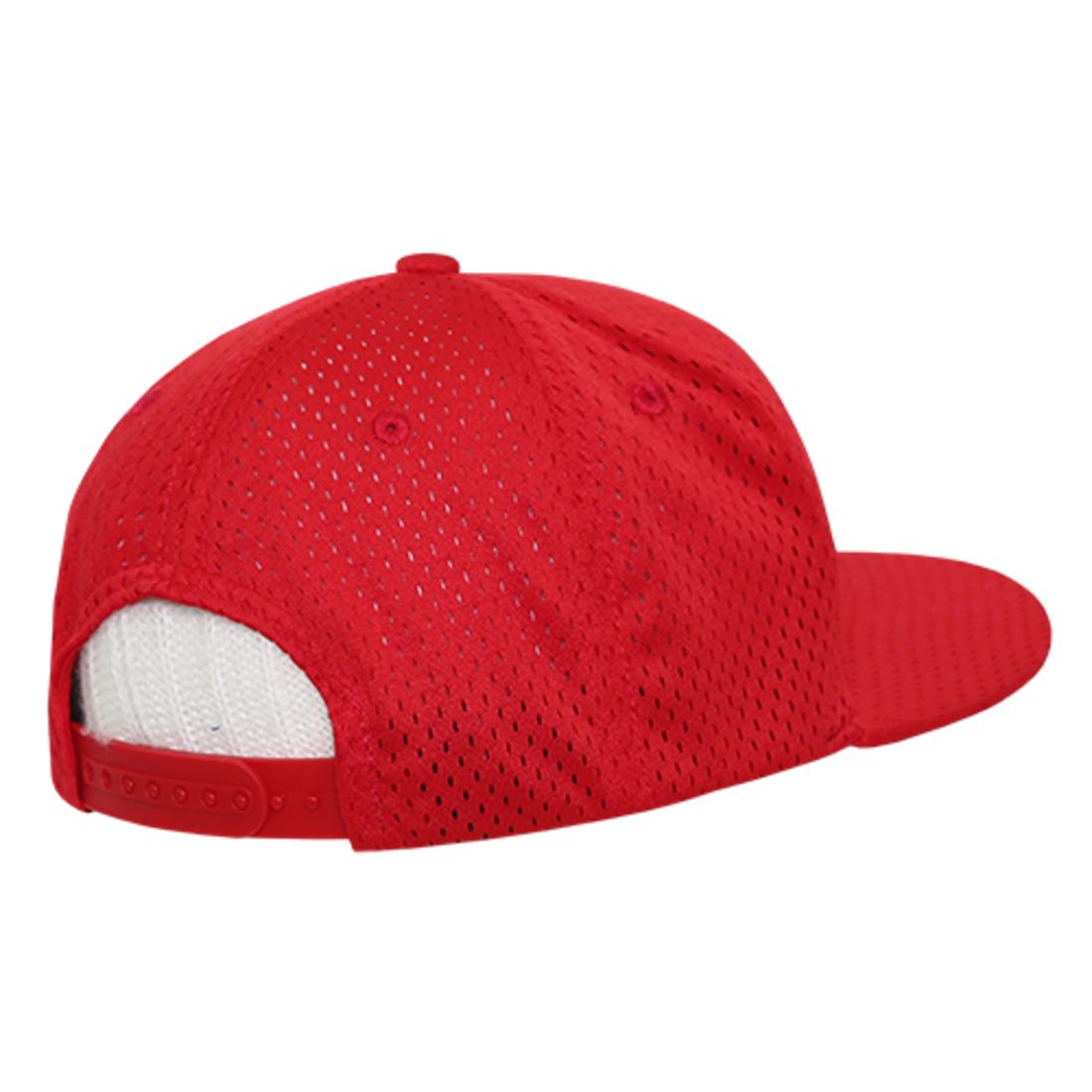 Decky 1128 High Profile Mesh Jersey Snapback Hats 6 Panel Flat Bill Caps Wholesale