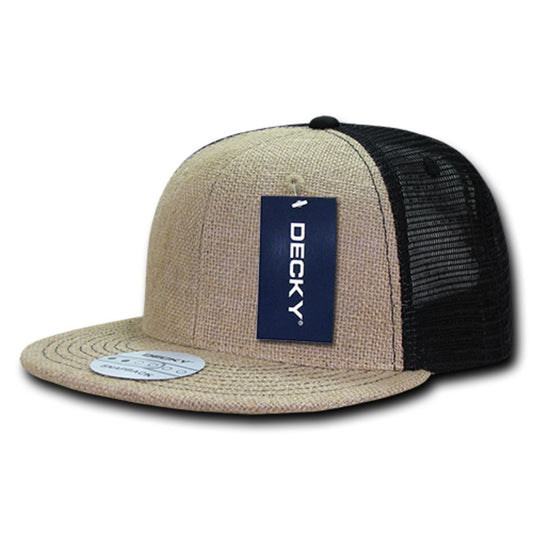 Decky 1138 High Profile Juke Trucker Snapback Hats 6 Panel Flat Bill Baseball Caps Wholesale - Arclight Wholesale