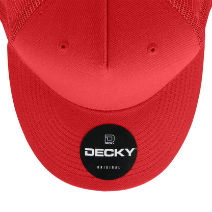 Decky 1145 Acyrlic High Profile Trucker Hats 5 Panel Baseball Caps Structured Wholesale