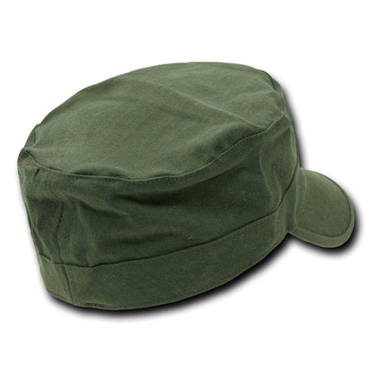 Decky 115 Flex Cadet Flat Top Hats 5 Panel Caps Cotton Military Blank Wholesale