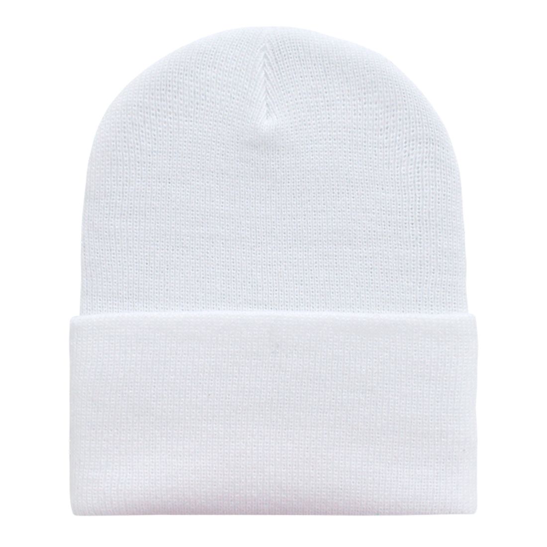 Decky 186 Long Knit Cuffed Beanies Ski Skull Winter Warm Hats Caps Blank Wholesale