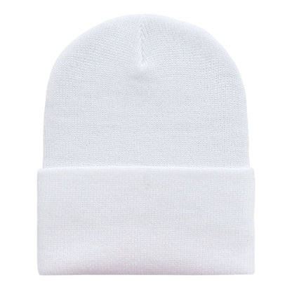 Decky 186 Long Knit Cuffed Beanies Ski Skull Winter Warm Hats Caps Blank Wholesale