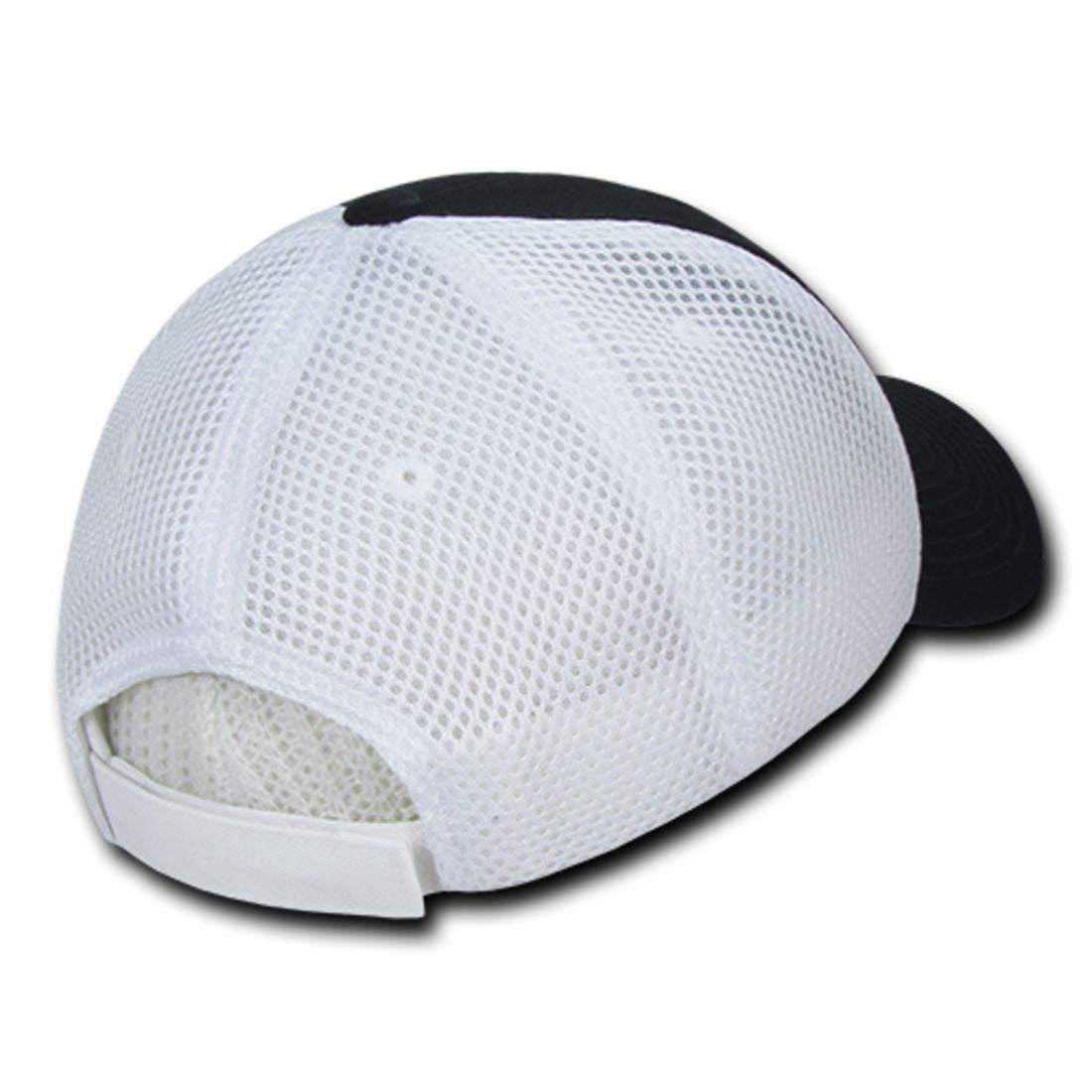 Decky 204 Air Mesh Trucker Hats Low Profile 6 Panel Curved Bill Baseball Caps Wholesale