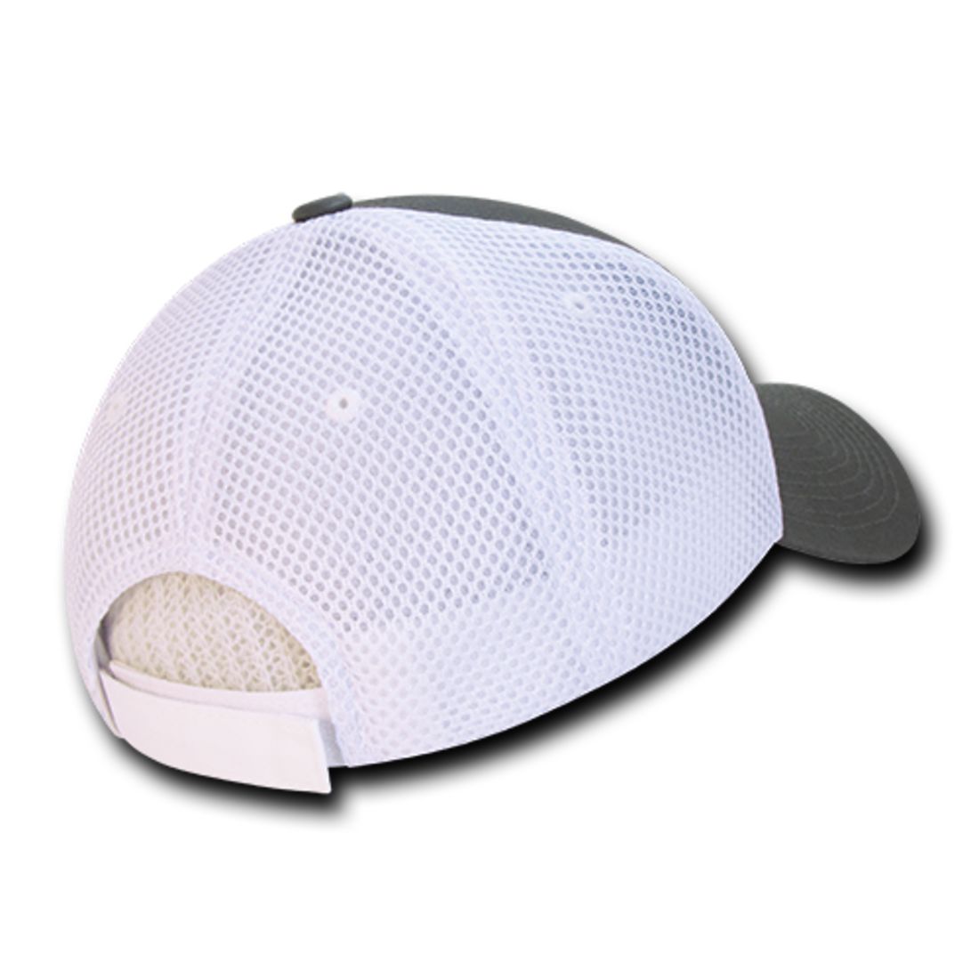 Decky 204 Air Mesh Trucker Hats Low Profile 6 Panel Curved Bill Baseball Caps Wholesale