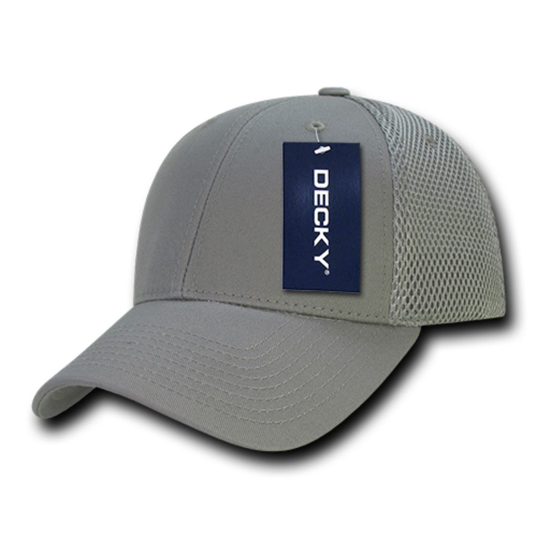 Decky 204 Air Mesh Trucker Hats Low Profile 6 Panel Curved Bill Baseball Caps Wholesale