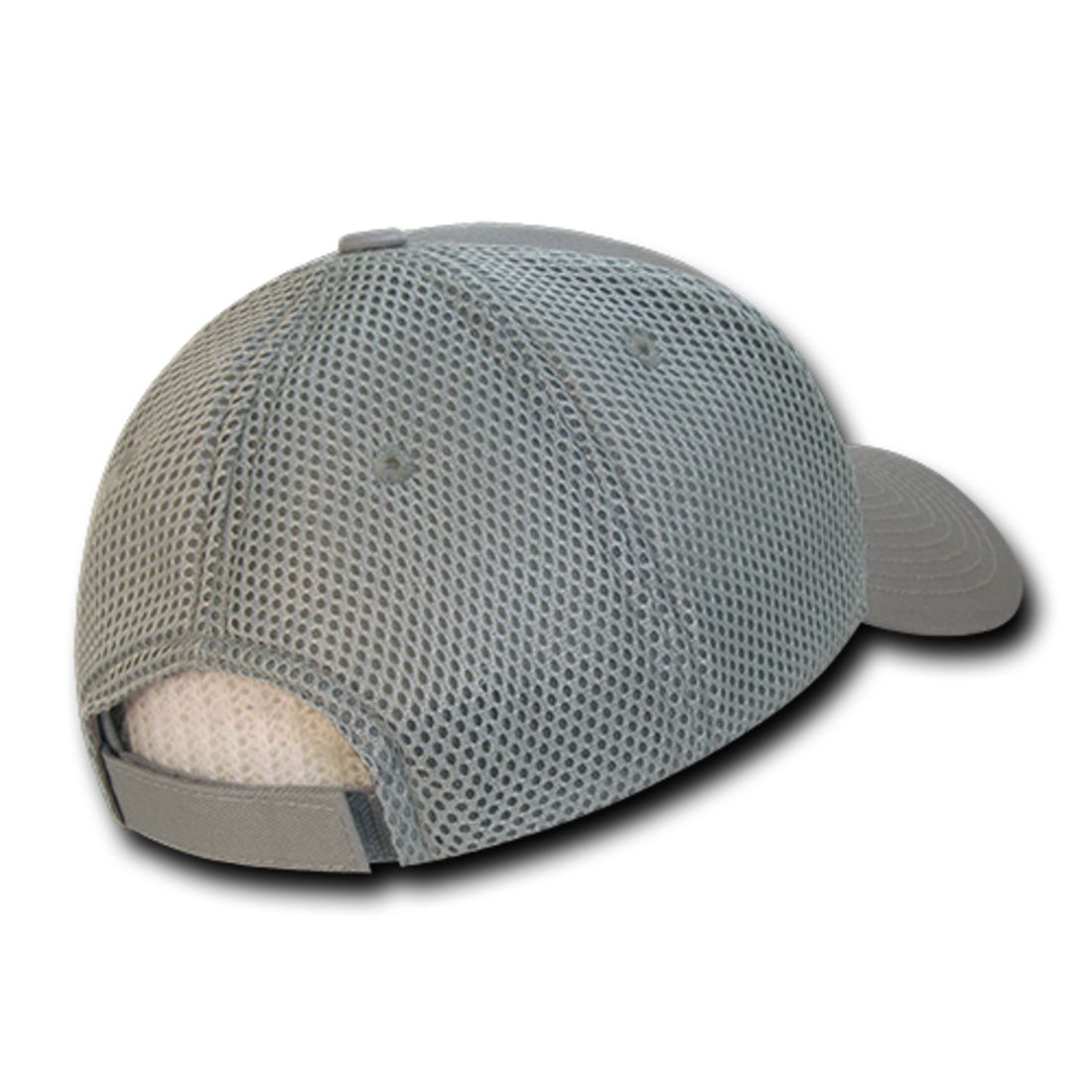 Decky 204 Air Mesh Trucker Hats Low Profile 6 Panel Curved Bill Baseball Caps Wholesale