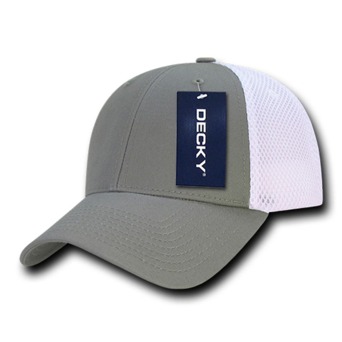 Decky 204 Air Mesh Trucker Hats Low Profile 6 Panel Curved Bill Baseball Caps Wholesale