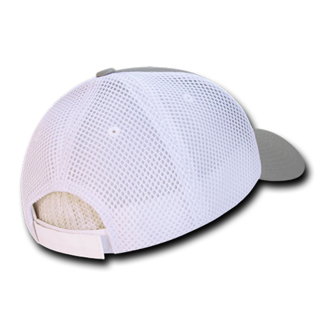 Decky 204 Air Mesh Trucker Hats Low Profile 6 Panel Curved Bill Baseball Caps Wholesale