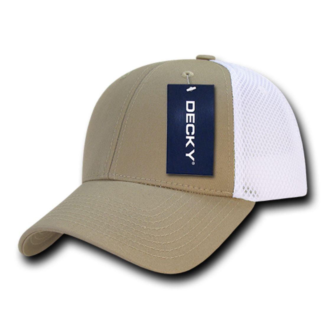 Decky 204 Air Mesh Trucker Hats Low Profile 6 Panel Curved Bill Baseball Caps Wholesale