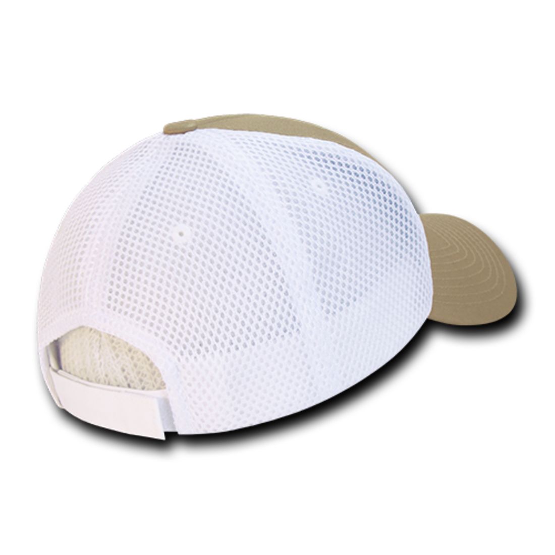 Decky 204 Air Mesh Trucker Hats Low Profile 6 Panel Curved Bill Baseball Caps Wholesale