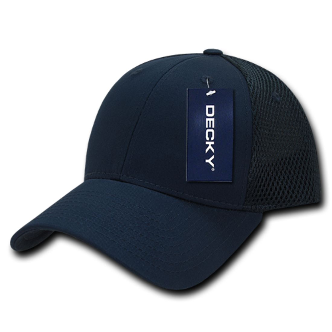 Decky 204 Air Mesh Trucker Hats Low Profile 6 Panel Curved Bill Baseball Caps Wholesale