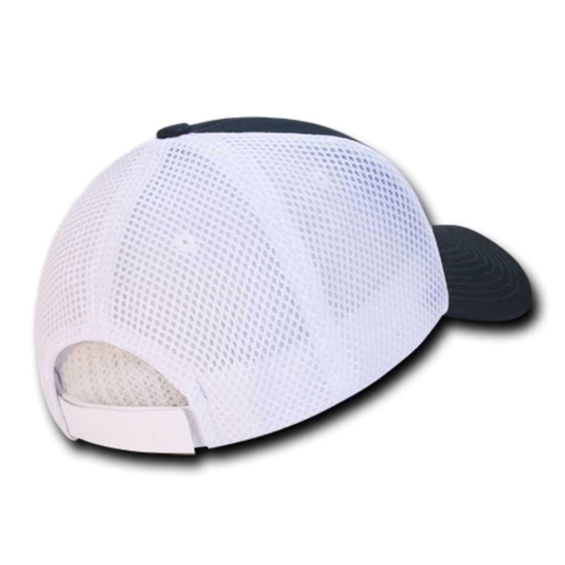 Decky 204 Air Mesh Trucker Hats Low Profile 6 Panel Curved Bill Baseball Caps Wholesale