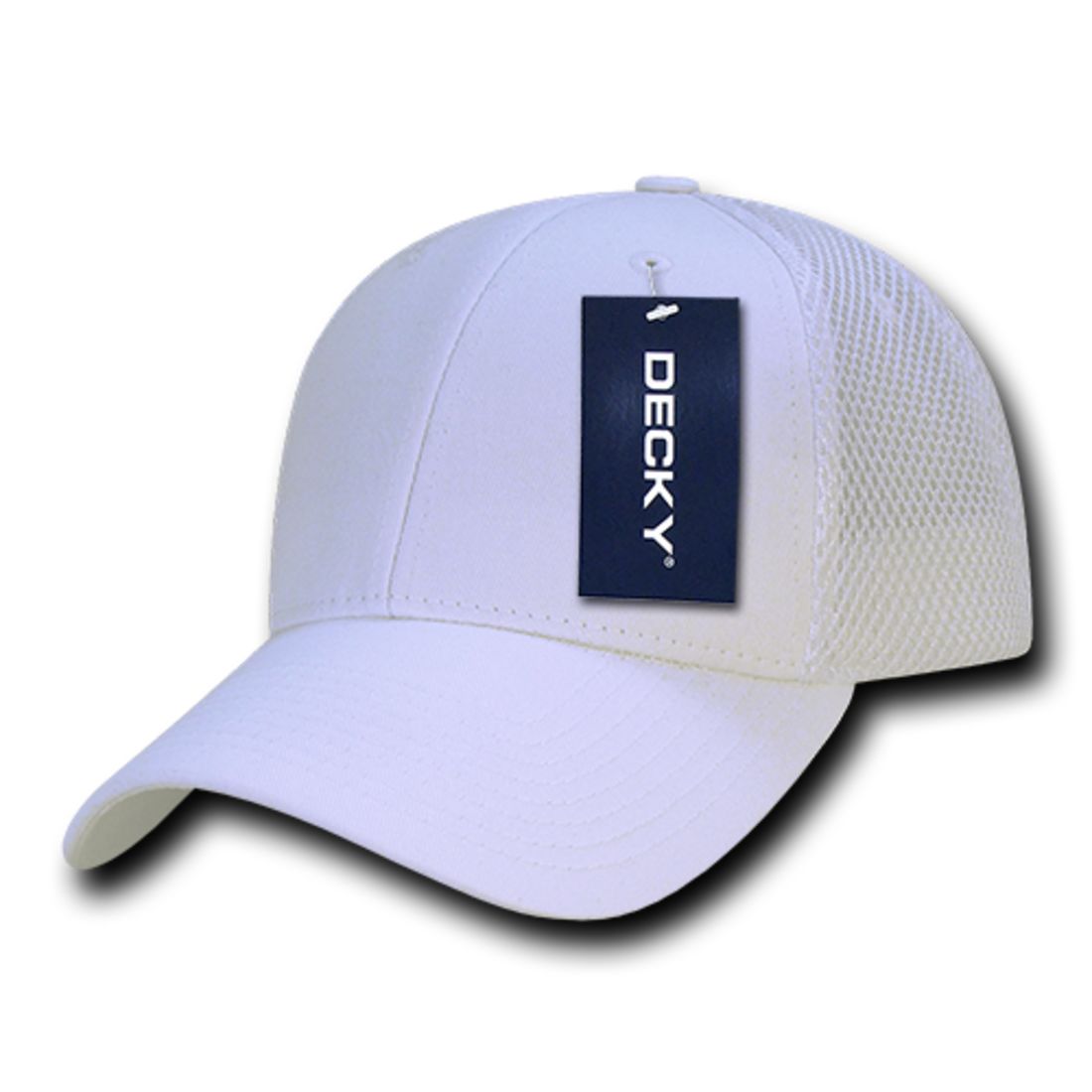 Decky 204 Air Mesh Trucker Hats Low Profile 6 Panel Curved Bill Baseball Caps Wholesale