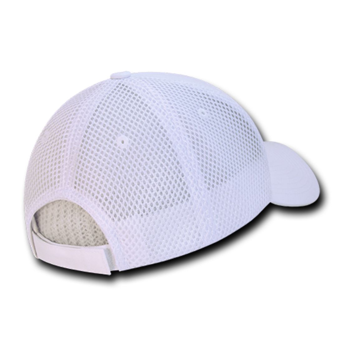 Decky 204 Air Mesh Trucker Hats Low Profile 6 Panel Curved Bill Baseball Caps Wholesale