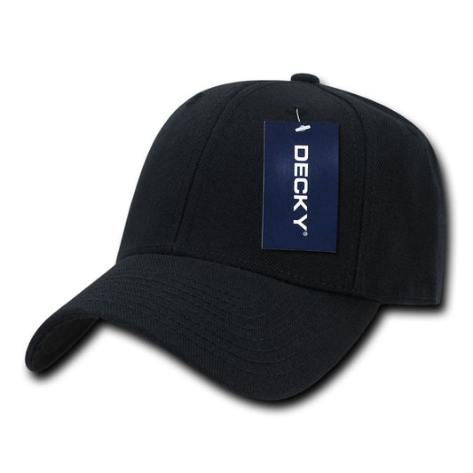 Decky 206 Low Profile Dad Hats 6 Panel Curved Bill Baseball Caps Structured Wholesale - Arclight Wholesale