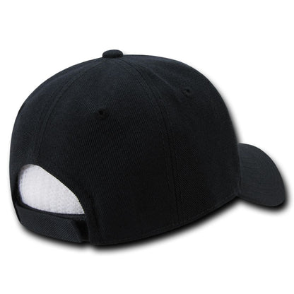 Decky 206 Low Profile Dad Hats 6 Panel Curved Bill Baseball Caps Structured Wholesale
