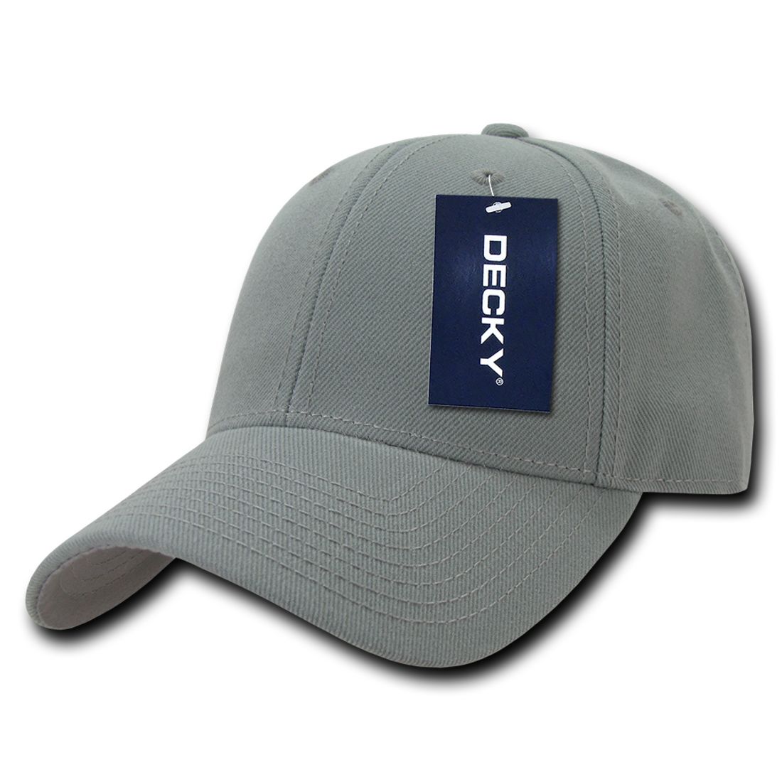 Decky 206 Low Profile Dad Hats 6 Panel Curved Bill Baseball Caps Structured Wholesale