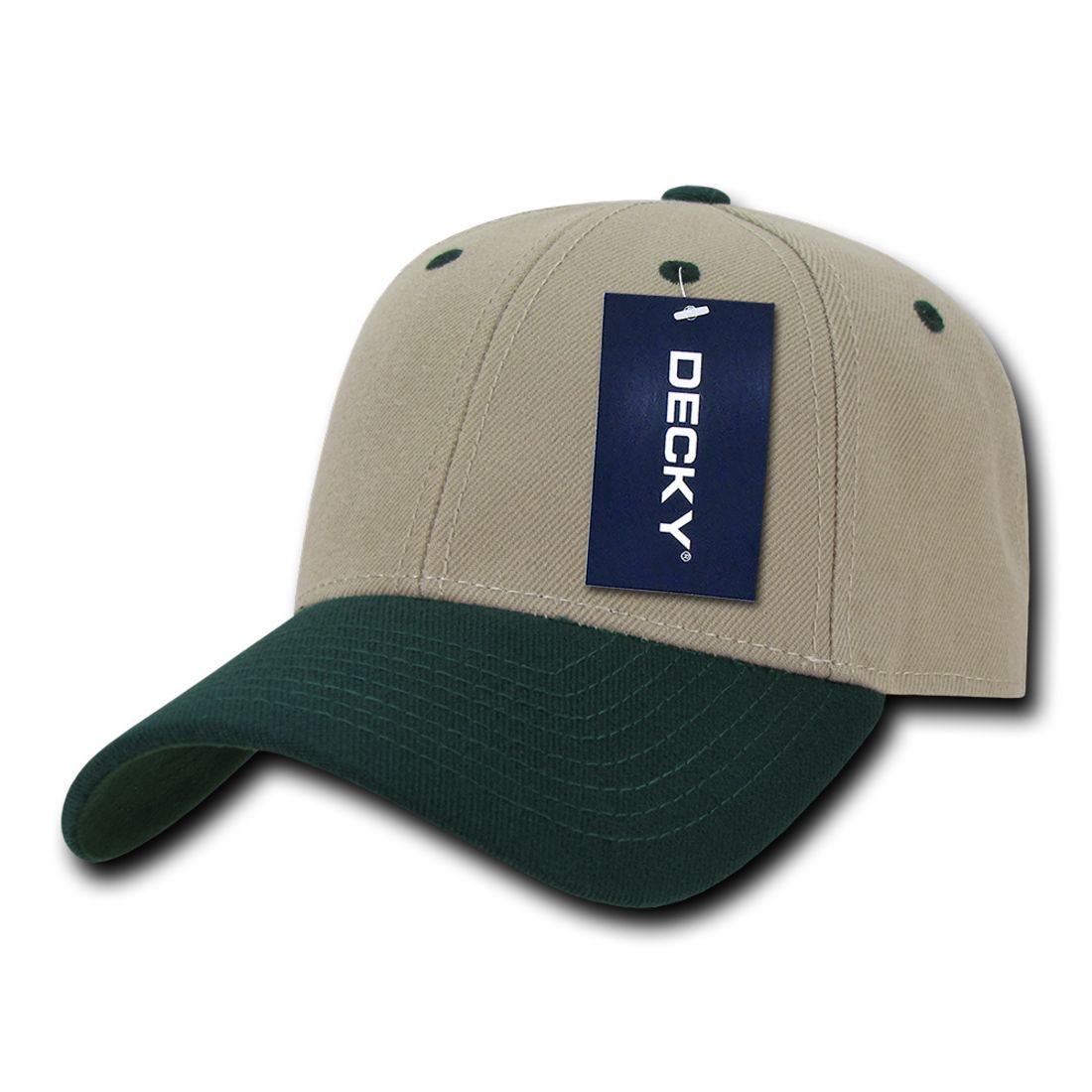 Decky 206 Low Profile Dad Hats 6 Panel Curved Bill Baseball Caps Structured Wholesale