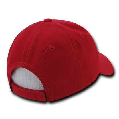 Decky 206 Low Profile Dad Hats 6 Panel Curved Bill Baseball Caps Structured Wholesale